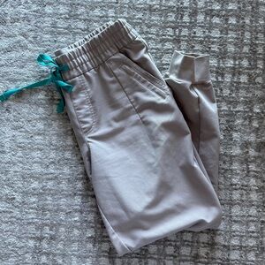 Figs Tan Khaki Joggers Medium Petite